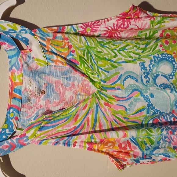 ❤️ NWOT! LILLY PULITZER COTTON TANK TOP, MEDIUM - Picture 2 of 7